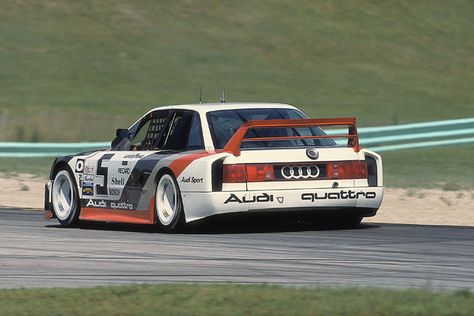 This was an awesome race car.  Wheel fans, flairs, 4WD. Audi Motorsport, Audi 90, Gto Car, Audi 200, Race Car Driving, Super Speed, Car Inspiration, Audi Sport, Sports Car Racing