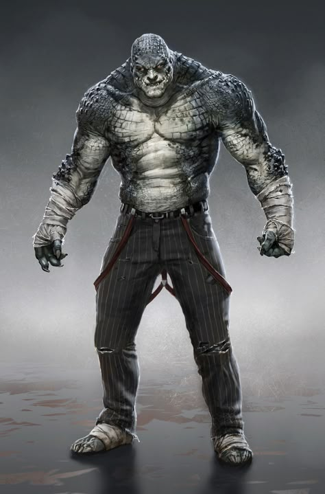 Batman Concept Art, Arkham Origins, Batman Concept, Killer Croc, Batman Arkham Origins, Batman Villains, Art Alien, Comic Villains, Dc Villains