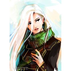 Arian got kicked out of the Beauxbatons Academy of Magic for a various pranks. Now she is going to attend Hogwarts of Witchcraft and Wizardry. Where she meets the Marauders and finds friendship, love, and heartbreak. © Theseriouscookie White Hair, Deviantart, Green, Hair, Blue, White, Black