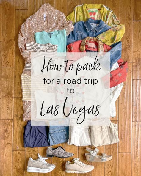 Vegas In December, What To Pack For Las Vegas, Las Vegas In January, Vegas In January, Las Vegas In December, Vegas Outfit Ideas Spring, Weekend Capsule Wardrobe, Las Vegas Weekend, Packing Capsule Wardrobe