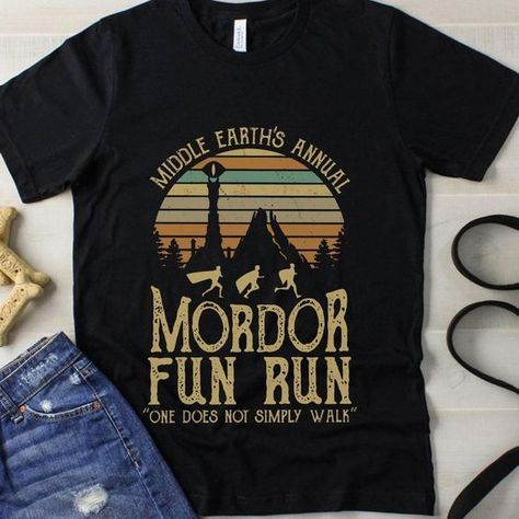 Quirky Clothes, One Does Not Simply, Fun Run, Shirt Sweater, Middle Earth, Retro Tshirt, The Rings, Lord Of The Rings, Hoodie Sweater