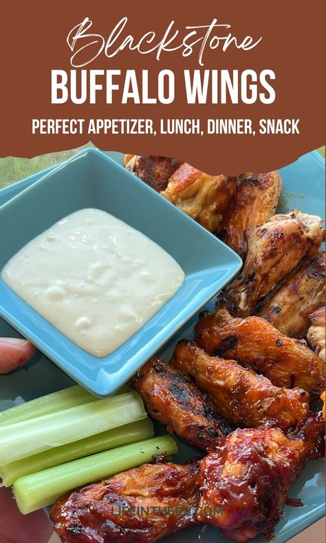 How to Make Blackstone Buffalo Chicken Wings | Best Blackstone Recipes Blackstone Chicken Wings, Blackstone Buffalo Chicken, Crispy Buffalo Chicken Wings, Easy Chicken Wings, Smoked Wings, Blackstone Recipes, Queso Dip Recipes, Griddle Recipes, Buffalo Chicken Wings