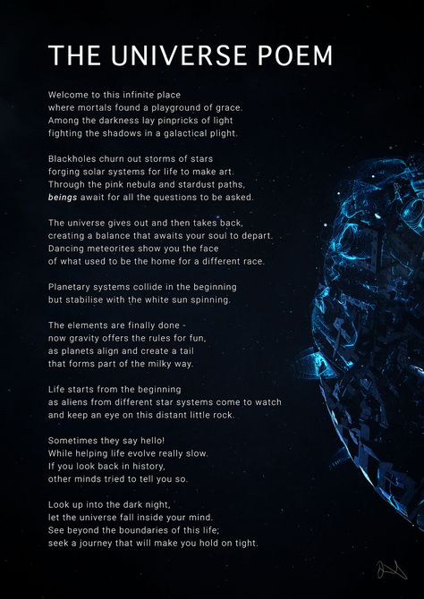 Poem On Galaxy, Space Poems Poetry, Space Quotes Universe Inspiration, Astronomy Quotes Inspirational, Poems About Astronomy, Poem About Space, Poetry About Space, Poems About Space, Celestial Poems