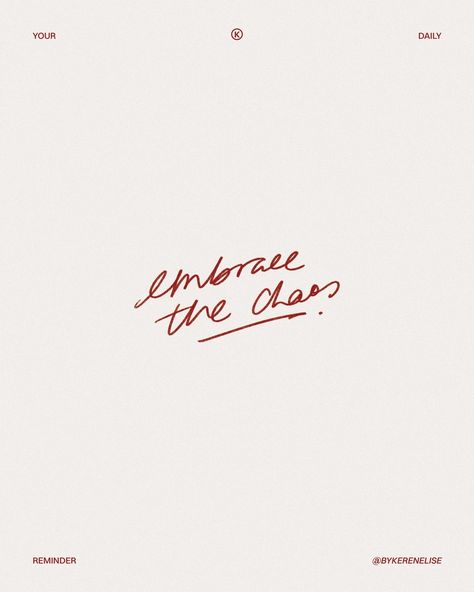 Sometimes life feels like a whirlwind, right? Remember, it's okay to embrace the chaos. You don't need to do all the things. Prioritise what matters most, and let go of the rest. This applies to running a business too - focus on what truly drives your brand forward and brings you joy. Embrace the beautiful mess and watch your creativity and success flourish. This popped into my head while listening to @rosie.coaches last week during her webinar about overwhelm. I have this written on a post-... Thriving In Chaos Quotes, If You Want Change You Have To Invite Chaos, Embrace The Chaos Quotes, Contribute To The Chaos Tattoo, Embrace Chaos, Running A Business, Embrace The Chaos, What Matters Most, It's Okay