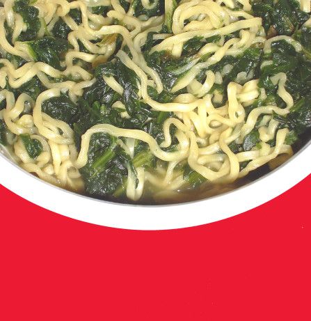 Easy Spinach & Ramen Spinach Ramen, Healthy Ramen Recipes, Stir Fry Spinach, Ramen Noodle Recipe, Healthy Ramen, Fried Spinach, Ramen Recipe, Noodle Recipe, Ramen Noodle Recipes