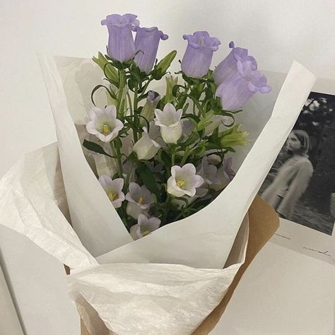 Light Acamedia, Iris Heart, Lavender Aesthetic, A Bouquet Of Flowers, Flower Therapy, Bouquet Of Flowers, Purple And White, Purple Aesthetic, Maleficent