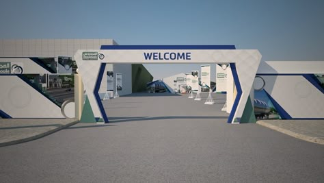 STEEL on Behance Gate Event Design, Condominium Entrance, Event Entrance Arch Design, Event Entrance Arch, Gate Event, Welcome Gate, Event Entry, Arch Gate, Event Booth Design