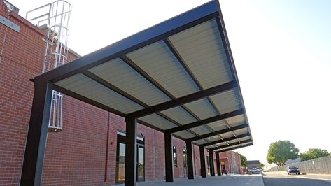 Covered Walkway Cantilevered Wood Trellis, Outdoor Path, Covered Walkway, Grand Haven, Wood Structure, Gable Roof, Hip Roof, Steel Structure, Walkway