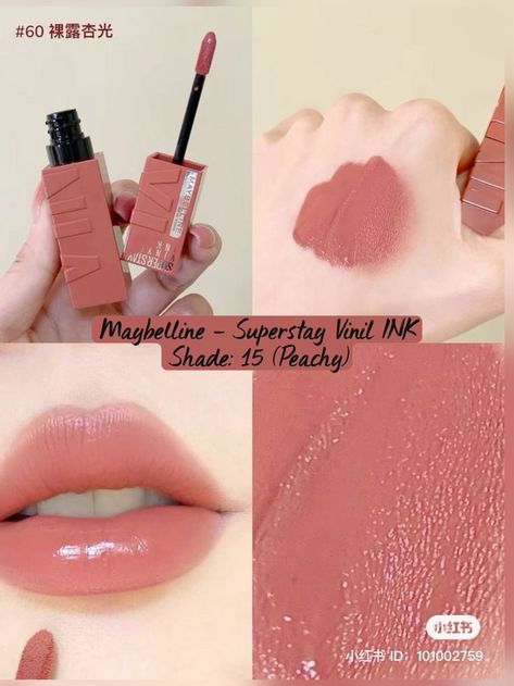 #BoldLipsMatteLipstick #RedLipstick #NudeLipstick #LipstickSwatches #LipstickShades #LongLastingLipstick #LipstickTrendsLipstick #InspoLipstickLover #LipstickObsession #LipstickMakeupLooks #LipstickArt #LipstickPalette #LipstickCollection #LipstickReview #LipstickBrands #LipstickDupes #LipstickApplication #LipstickTutorial Douyin Lipstick, Peachy Nude Lipstick, Viral Lipstick, Maybelline Super Stay Vinyl Ink, Warm Tone Makeup, Korean Lip Tint, Maybelline Lip, Maybelline Lipstick, Makeup Order