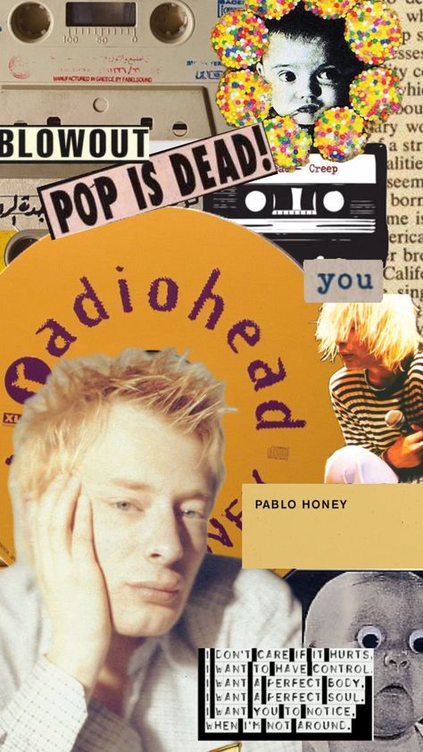 #pablo #honey #pablohoney #radiohead Pablo Honey, Band Members, Radiohead, Vintage Poster, Perfect Body, Vintage Posters, Album Covers, Musician, Honey