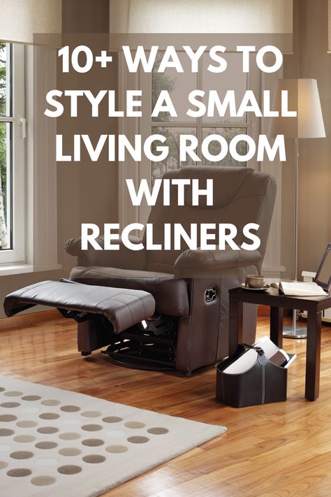 Maximizing a small living room? 🏡✨ Discover 10+ innovative ways to seamlessly incorporate recliners into your cozy space. Swipe through for stylish inspo and tips on optimizing every inch! #SmallRoomStyle #ChicRecliners #Recliners #GoTinySpace 🛋️✨ Sofa And 2 Recliners Living Room, Living Room Two Recliners One Couch, Lazy Boy Furniture Living Rooms Small Spaces, Living Room 2 Recliners, His And Her Recliners Living Room, Table Between Two Recliners Living Rooms, Small Sitting Rooms Cozy, Furniture Layout With Recliner, Recliner Placement In Living Room