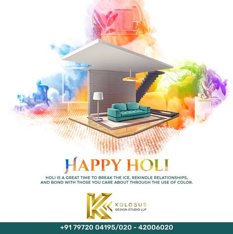 Happy Holi Social Media Post Holi Interior Design, Happy Holi Social Media Post, Holi Creative Ads For Real Estate, Holi Post Ideas, Happy Holi Creative Post, Creative Holi Post, Happy Holi Post, Holi Creative Post, Holi Social Media Post