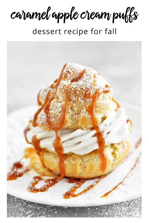 Cream Puffs Recipe, Apple Cobbler Recipe, Baked Apple Dessert, Easy Apple Crisp Recipe, Gunny Sack, Apple Cream, Cream Puff Recipe, Apple Crisp Easy, Creamy Caramel