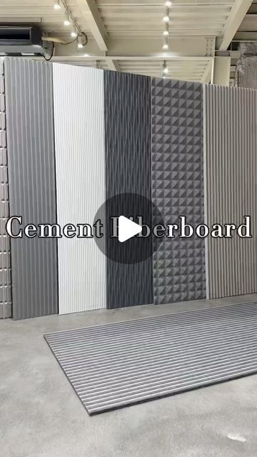 Mark Sun on Instagram: "Cement fiber board,lower cost than cement board,indoors and outdoors,good performance in strength,toughness and impact resistance,and can be carved with various patterns #newmaterials #wallpanel #walldecoration #designdeinteriores #interiordesign #exteriordesign #decoration #construction #architecture #building" Lowers Design For Wall, Cement Board Wall Design, Cement Panels Walls, Cement Board Wall, Cement Board, Cement Design On Wall, Cement Wall Ideas, Outdoor Wall Panels, Fiber Cement Board