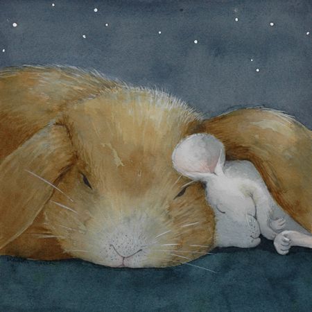 Sleeping Bunny, Bunny Watercolor, Whimsical Art Paintings, Bunny Drawing, Animals In Art, Rabbit Art, Bunny Art, Hamsters, Sweet Animals