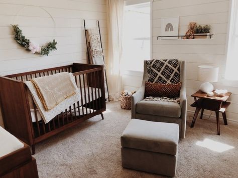 Brown Crib, Farmhouse Nursery, Fantastic Baby, Baby Sleep Problems, Baby Room Design, Nursery Baby Room, Baby's Room, Boho Nursery, Nursery Neutral