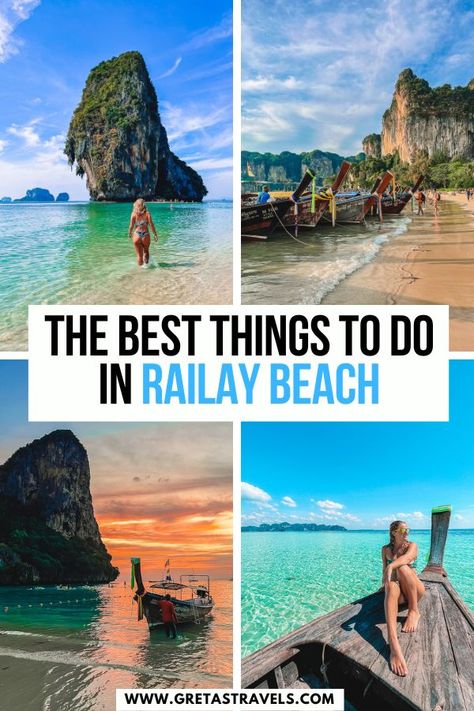 Railey Beach Thailand, Railay Thailand, Railay Beach Thailand, Railay Beach Krabi, Thailand Restaurant, Travelling Thailand, Thailand Krabi, Places To Visit In Thailand, Thailand Photography