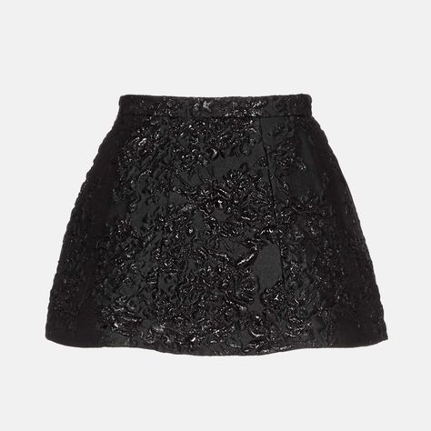 Valentino Black Embroidered Jacquard Mini Skirt S Valentino | The Luxury Closet Valentino Skirt, S Valentino, Dr Wardrobe, Valentino Black, Stylish Outfit, Luxury Closet, Quick Delivery, Selling Online, Kuwait