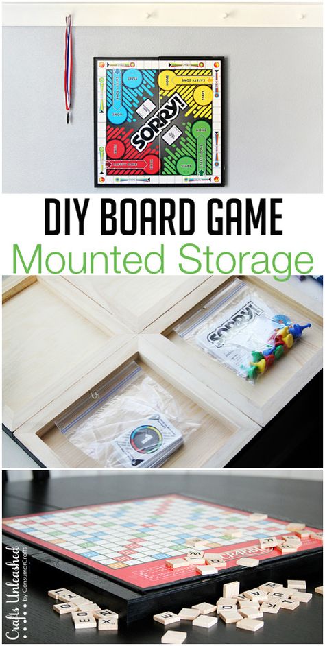 let’s get organized Game edition! Games Storage, Toy Storage Solutions, Drinking Board Games, Board Game Organization, Board Game Room, Abc Games, Geek House, Board Games Diy, Board Game Storage