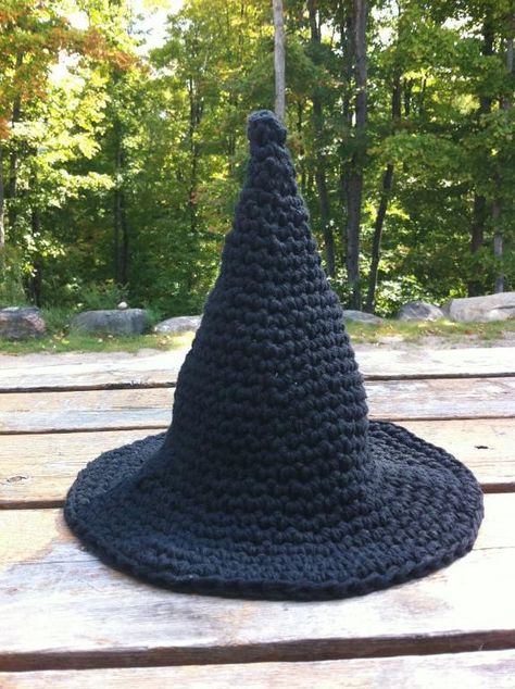 (4) Name: 'Crocheting : Witch and Wizard Hat Wizard Hat Crochet, Wizard Crochet, Crochet Selling, Crochet Gothic, Witchy Inspiration, Witchy Crochet, Crochet Witch Hat, Holloween Costumes, Crochet Witch