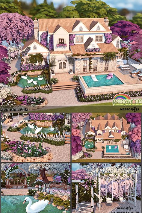 40x30 House Plans Sims 4, Sims 4 Legacy House, Sims 4 Artist House, Sims Build Ideas, Sims4 Houses, Sims4 Ideas, Sims Lots, Sims 4 Restaurant, Sims 4 Modern House