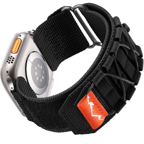 Upeak Compatible with Apple Watch Nylon Strap Ultra 49mm 44mm 45mm 42mm, Sport Strap Writsband with Velcro Solo Loop for iWatch Series 8 7 6 5 4 3 2 1 SE, L - Black : Amazon.co.uk: Electronics & Photo Apple Watch バンド, Bracelet Apple Watch, Desert Camo, Digital Camo, Woodland Camo, Sport Armband, Wearable Technology, Apple Watch Band, Sporty Style