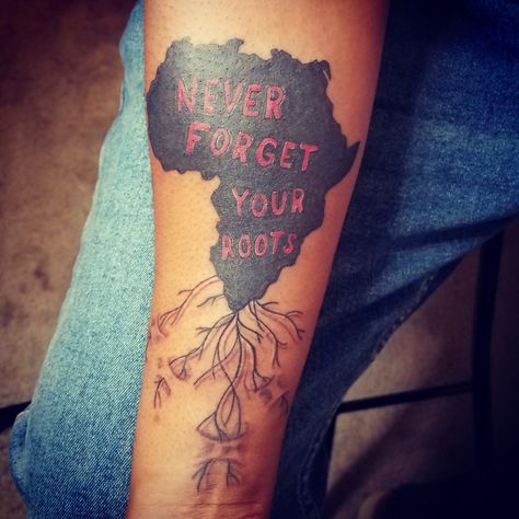 Roots Tattoo, African Tattoo, My Roots, Never Forget You, Forget You, Tattoo Tattoo, Never Forget, Sleeve Tattoos, Tattoos