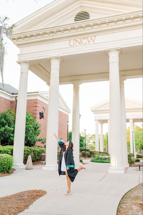 uncw graduation pictures Uncc Graduation Pictures, University Of South Carolina Graduation Pictures, Coastal Carolina Graduation Pictures, Umich Graduation Photos, Uncw Graduation Pictures, College Goals, Grad Picture Ideas, College Graduation Pictures, Grad Photoshoot