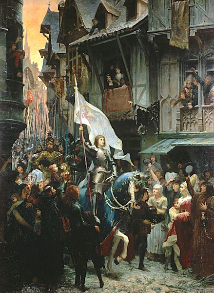 Hundred Years' War - Ancient History Encyclopedia Saint Joan Of Arc, Jeanne D'arc, Joan Of Arc, Classical Art, Ancient History, Big Canvas Art, Canvas Print Wall, Oil On Canvas, Les Oeuvres