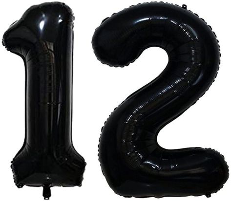 12 Balloons Number, 12 Aesthetic Number, 12 Balloons, Roblox Birthday, 12 Birthday, 6 Birthday, Party Boy, One Balloon, Balloons Party