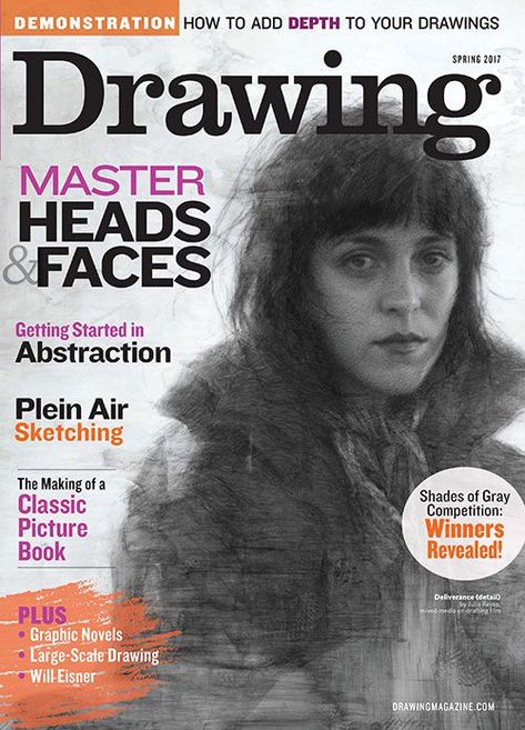 Drawing Magazine, Artists Room, Draw Nose, Draw Heads, How To Draw Human, Drawing Spring, Portrait Tips, Head Anatomy, Awesome Drawing