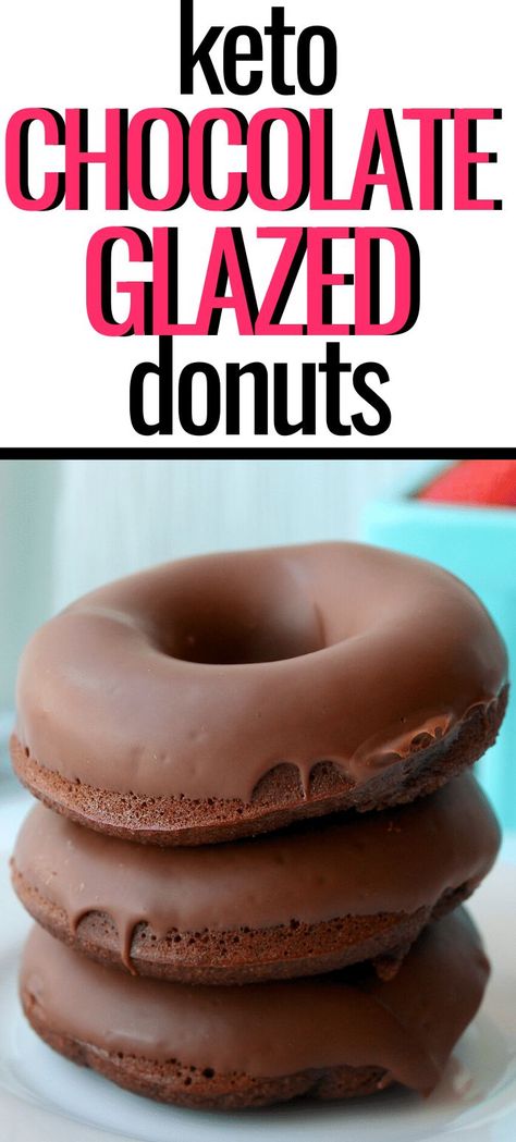 Chocolate Glazed Donuts Recipe, Easy Donut Recipe, Dinner Recipes Healthy Low Carb, Keto Donuts, Glazed Donuts, Chocolate Glazed Donuts, Low Carb Low Fat Recipes, Low Carb Low Sugar, Best Low Carb Recipes