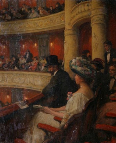 Theatre Illustration, Maurice Utrillo, Theatre Pictures, Victorian Paintings, Pierre Bonnard, Georges Seurat, The Theater, Edward Hopper, Theatre Arts