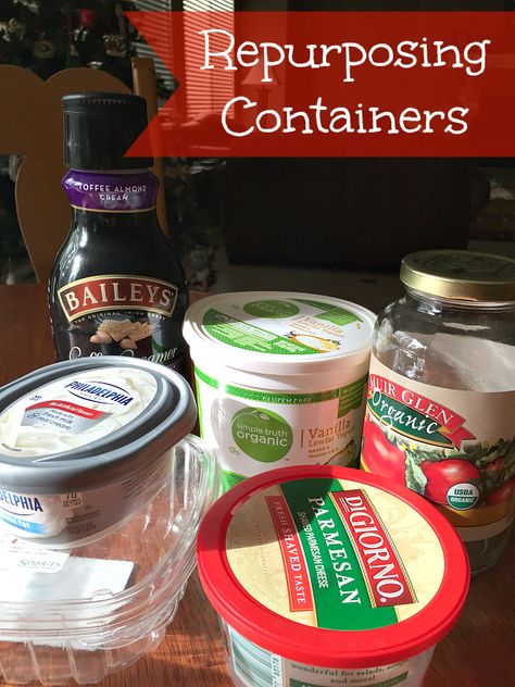 Many ways of repurposing plastic containers in the kitchen, using them in the garden, and in the classroom for teaching purposes. Reuse containers for free! Repurpose Containers, Repurpose Bottles, Upcycle Containers, Plastic Upcycling, Reuse Plastic Containers, Repurposed Containers, Tide Pods Container, Plastic Container Crafts, Reuse Containers