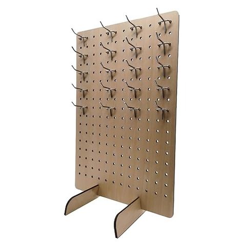 Bivpreom Peg Board Display Stand，Pegboard Display Stand for Craft Shows（18" X 12”），Pegboard with Hooks（20 Hooks）: Amazon.com: Industrial & Scientific Pegboard Display Craft Show, Pegboard Display Stand, Wood Pegboard, Peg Board Display, Black Pegboard, Display Craft Show, Wooden Pegboard, Pegboard Display, Metal Pegboard