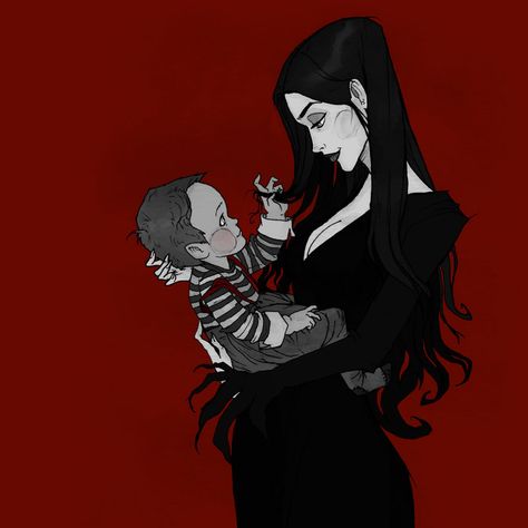 A Mother Most Macabre by AbigailLarson.deviantart.com on @DeviantArt Abigail Larson, Addams Familie, جوني ديب, Gomez And Morticia, Edward Gorey, Mike Mignola, Adams Family, The Addams Family, Macabre Art