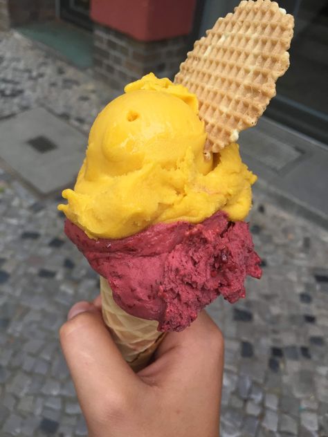 Ice cream Aesthetic Pictures, Mango, Ice Cream, Cream