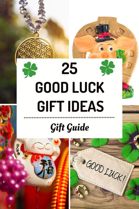 Looking for the perfect way to wish someone good luck? Check out these unique gift ideas and symbols that are sure to bring them good fortune in whatever they do. From lucky charms to personalized tokens, find the perfect gesture that will make their day extra special. Spread some positive vibes today! Discover the power of good luck gifts and symbols now! Good Luck Gift Ideas, Good Luck Charms Symbols, Lucky Charm Gifts, Lucky Fortune, Good Luck Symbols, Lucky Symbols, Lucky Gifts, Good Luck Gifts, Lucky Charms