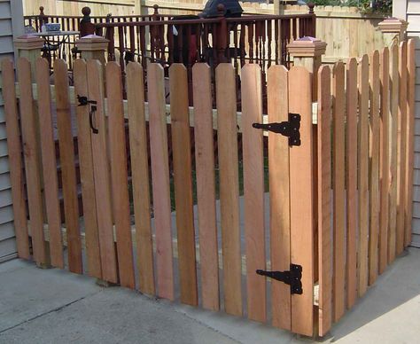 Picket Fence Gate, Dog Ear Fence, Lawn Ideas, Fence Picket, Fence Pickets, Chicago Dog, Fencing Companies, Wood Studs, Fence Ideas