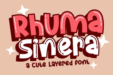 Rhuma Sinera is a cool and friendly display font. Whether you are with it for cartoon-related designs, children’s games, quotes, titles, brand names, book covers, posters, or just any creation that requires a touch of joy, this font is a great choice. Preview & design using Rhuma Sinera font using our powerful text font generator […] The post Rhuma Sinera Font appeared first on <a rel="nofollow" href="h... Hand Lettering Alphabet Fonts, Games Quotes, Children Games, Timeless Font, Font Bubble, Comic Font, Cartoon Font, Poster Fonts, Font Packs