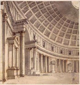 Spencer Alley: Charles-Louis Clérisseau in Rome French Paneling, Interior Architecture Sketch, Arch Of Titus, Arch Of Constantine, Architecture Antique, Conceptual Drawing, Sell Art Prints, The Pantheon, Hermitage Museum