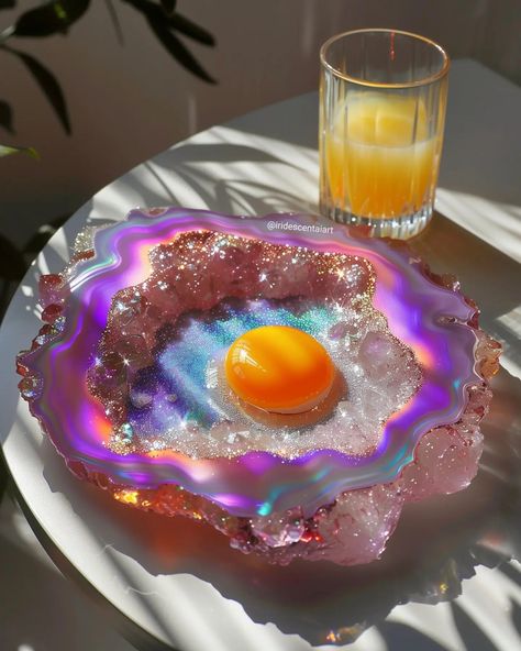 Geode Crystals, Horse Room, Bling Ideas, Anime Food, Ashtrays, Pretty Food, Orange Juice, Travel Aesthetic, Digital Art