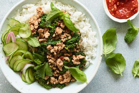 Search for "chicken larb bowls" - What's Gaby Cooking Chicken Larb, Larb Recipe, Whats Gaby Cooking, Healthy Budget, Dinner Leftovers, Healthy Recipes On A Budget, Cheap Healthy Meals, Budget Meals, Healthy Foods