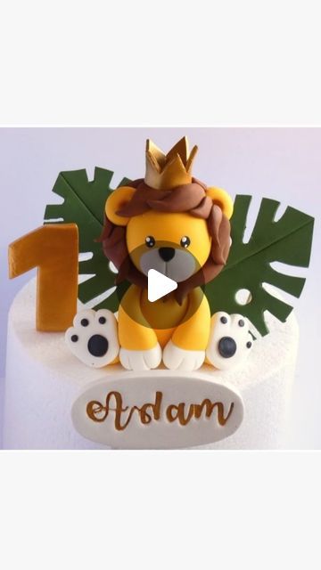 alex.mazur_cakes el January 26, 2024: "Let's make together a simple fondant lion topper 🦁 If you want learn how to make a fondant decorations, my step-by-step VIDEO Tutorials will walk you through the entire process, link to my shop in bio @alex.mazur_cakescakes ............................................................................................................... Why Choose My Courses? 🎥 High-definition video lessons for a crystal-clear learning experience. 🔄 Unlimited access - le Fondant Lion Tutorial, Fondant Lion, Cake Fondant, Fondant Tutorial, Fondant Decorations, At Your Own Pace, Your Own Pace, January 26, Video Lessons