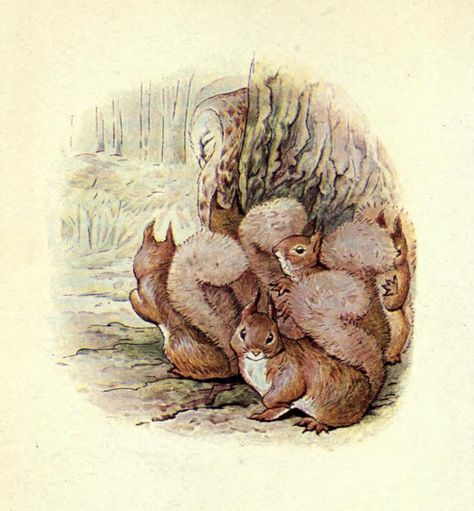 https://flic.kr/p/2chKbRN | Beatrix Potter "Squirrel Nutkin - Visiting Mr. Brown" 1903 | Helen Beatrix Potter (1866 – 1943) English author, illustrator and conservationist. Whimsical Nursery Art, Squirrel Nutkin, Beatrix Potter Illustrations, Beatrice Potter, Peter Rabbit And Friends, Squirrel Art, Whimsical Nursery, Potter Art, A Squirrel