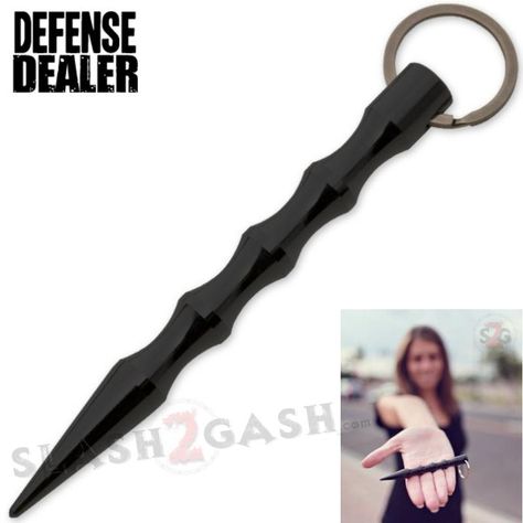 Ninja Techniques, Defense Techniques, 72 Hour Kits, Keychain Black, Self Defense Keychain, Self Defense Techniques, Personal Defense, Unique Keychains, City Hunter