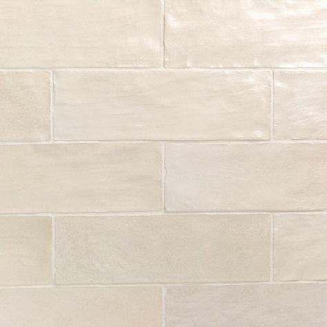 Ivy Hill Tile Amagansett Cream 2 in. x 8 in. 9mm Satin Ceramic Wall Tile (10.76 sq. ft. / box) Beige Tile Fireplace Surround, Cream Tile Bathroom, Cream Tile, Bullnose Tile, Tiles For Wall, Kitchen Backsplash Designs, Ceramic Subway Tile, Ivy Hill Tile, Kitchen Fireplace