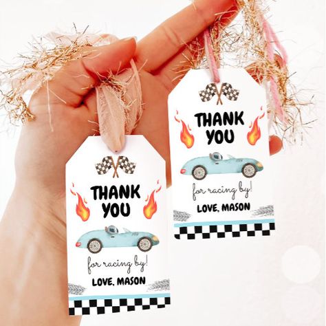 Race Car Themes, Birthday Return Gifts, Gift Tags Birthday, Car Birthday Theme, Car Theme, Cars Theme Birthday Party, Birthday Party Printables, Birthday Gift Tags, Car Themes