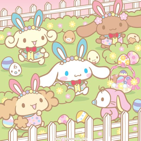 Cinnamoroll Easter Easter Wallpaper, Sanrio Wallpaper, Kawaii Accessories, Hello Kitty Pictures, Kitty Wallpaper, Hello Kitty Collection, Mosaic Diy, Kawaii Wallpaper, Hello Kitty Wallpaper