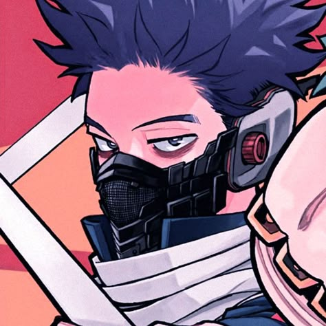 shinso and deku Hero Anime, Mha Icons, An Anime, Matching Icons, Anime Character, Anime Icons, Mask, Purple, Anime